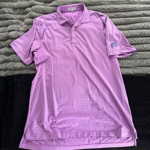 Peter Millar Lavender and Blue Polo